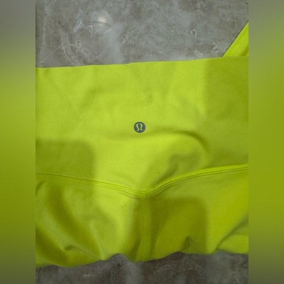 NWOT Lululemon Align HR Pant 25" *Electric Lemon (313) - Picture 6 of 7